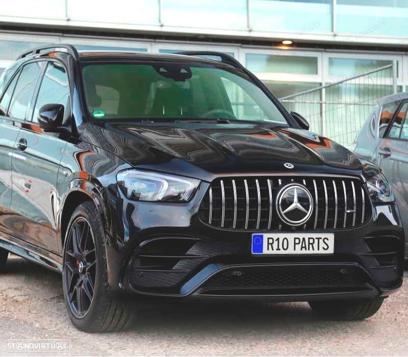 GRELHA FRONTAL MERCEDES W167 C167 LOOK GT 19-23 CROMADO - 3