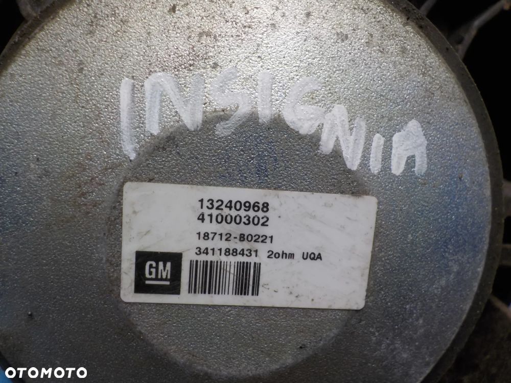 OPEL INSIGNIA  GŁOŚNIK GŁOŚNIKI SUBWOOFER INFINITY ZESTAW 13240963  13240952  13240968 - 7