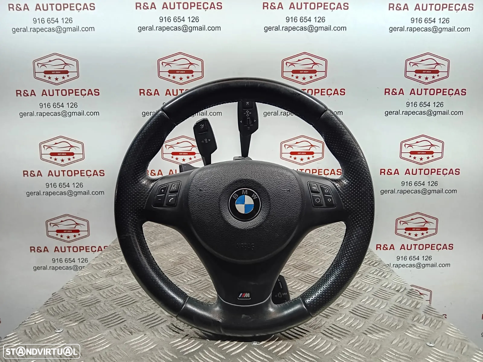Volante com Airbag BMW PACK M SERIE 3 E90 E91 E92 SERIE 1 E81 E82 E87 E88 - 3