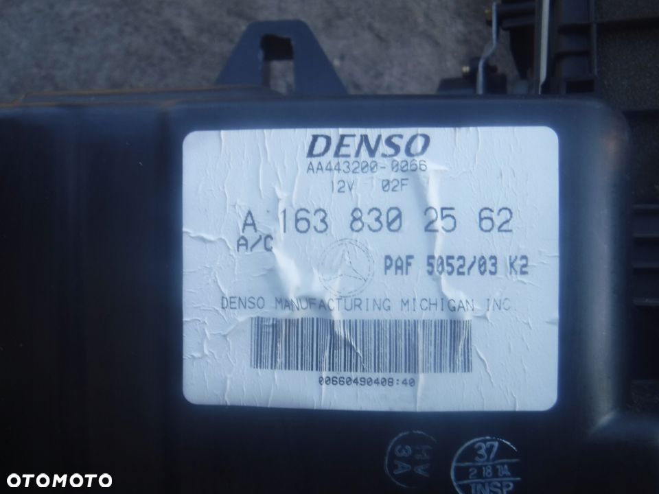 Mercedes ML W163 FL nagrzewnica A1638302562 A1638301762 EUROPA - 3
