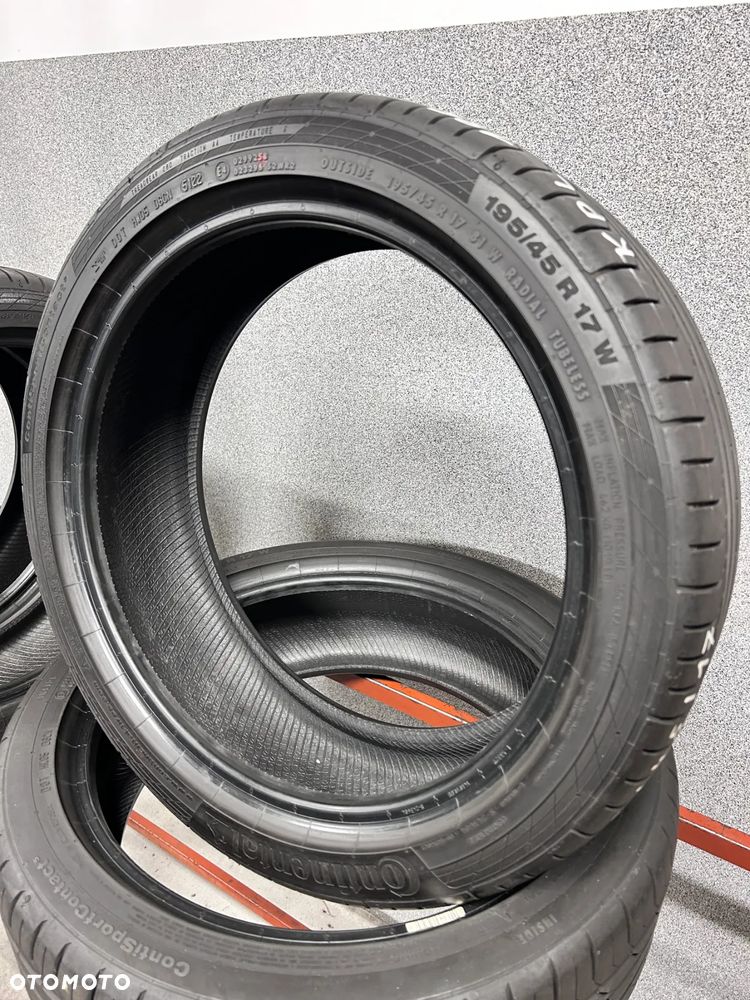 4 OPONY LETNIE CONTINENTAL 195/45/17  81W - 12