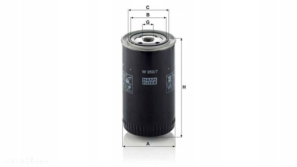 mann-filter filtr oleju case ih claas landini massey ferguson new holland - 3