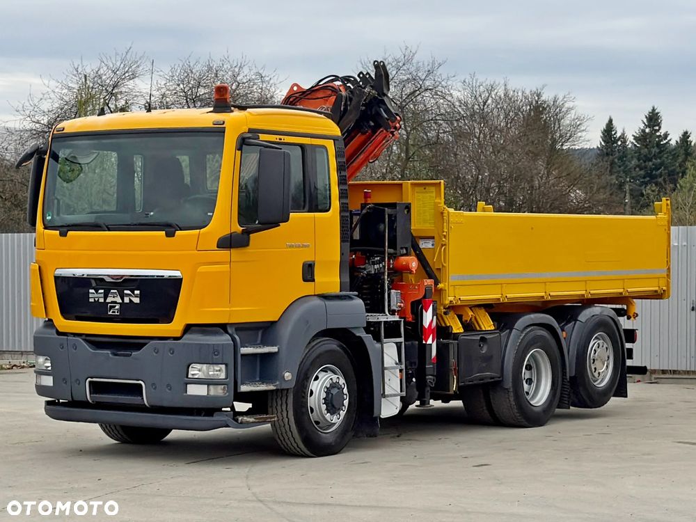 MAN TGS 28.360 * WYWROTKA 4,80m * ATLAS 165.2E - A4 + PILOT * 6x4 - 5