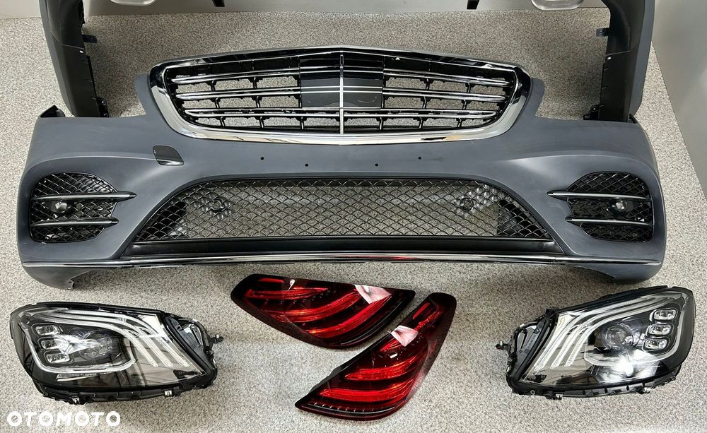 MERCEDES W222 AMG LIFT BODY KIT 2013-2017 LAMPY ZDERZAK PRZÓD TYŁ ZESTAW - 3