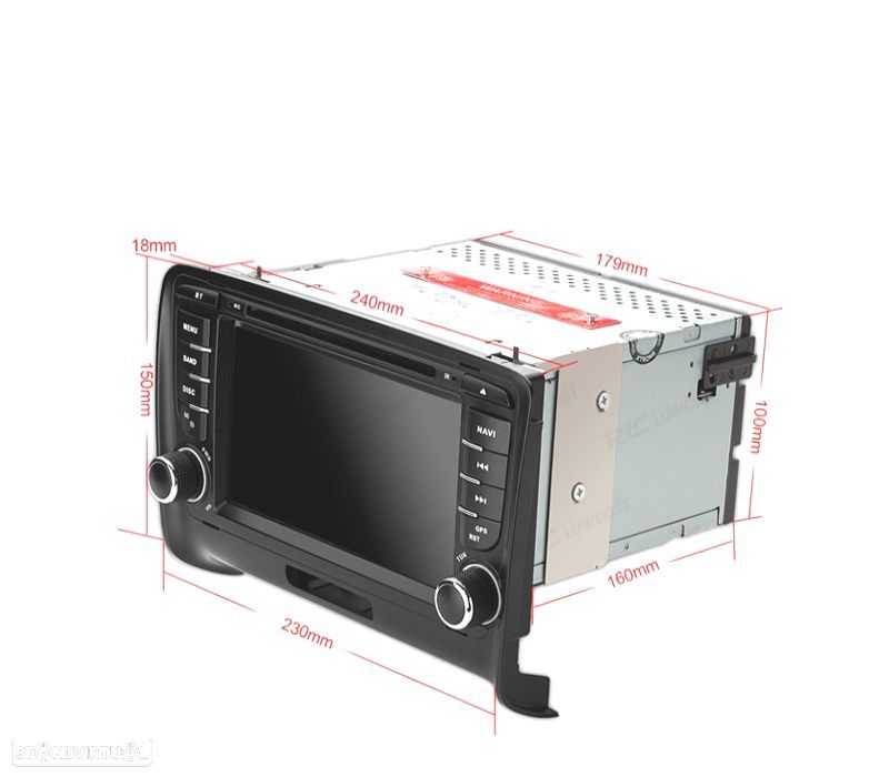 AUTO RADIO 2DIN 7" PARA AUDI TT 06-12 USB GPS TACTIL HD - 2