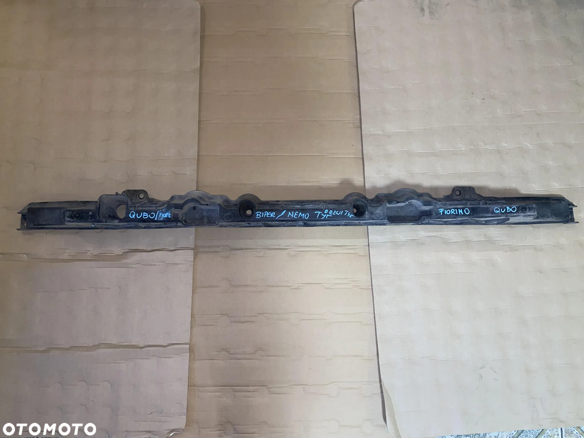 Belka zderzaka tył 1355231080 Fiat Fiorino Qubo Bipper Nemo OE - 2
