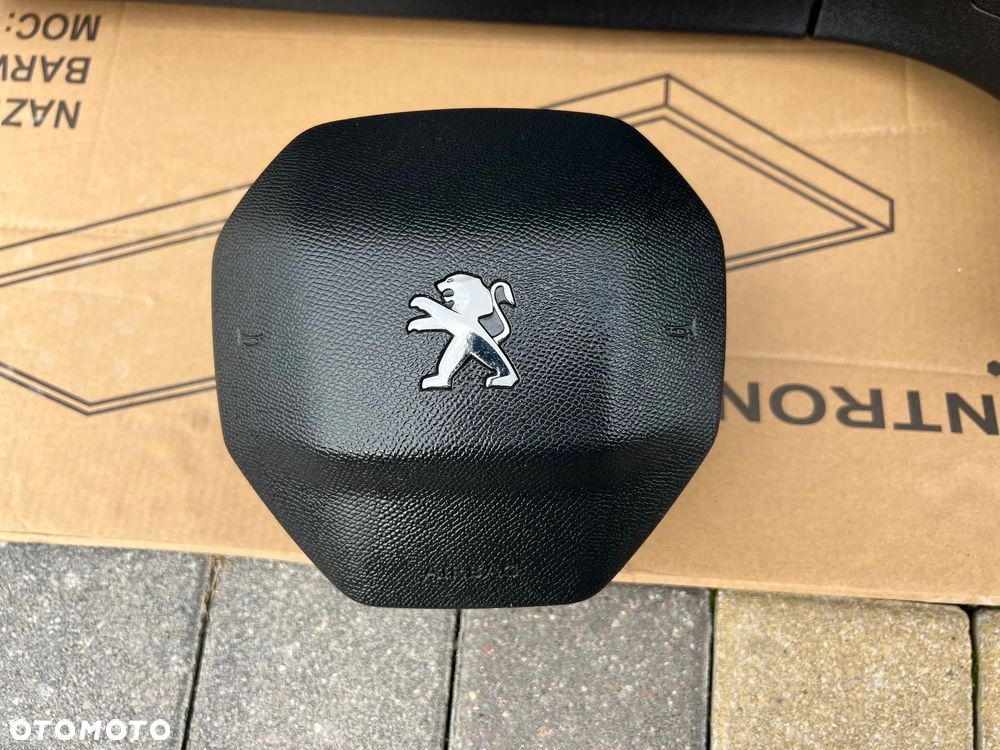 DESKA ROZDZIELCZA KONSOLA AIR BAG PODUSZKA KIEROWCY PASAŻERA PEUGEOT 2008 II 208 II ORYGINAŁ  2020 ROK - 3