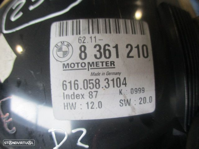 Quadrante 62118361210 BMW E36 318 BERLINE 2000 1.7D 90CV 4P BORDEUX KM/H           DIGITAL - 3