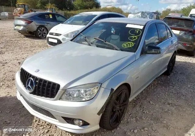 MERCEDES C220 C 220 w204 w 204 BLUE EFFICIENCY CDI 170 cv 170cv OM 651 911 OM651.911 Cinza - Frente Completa Parachoques Parachoque Motor Espelho Interior Jantes Caixa - 1