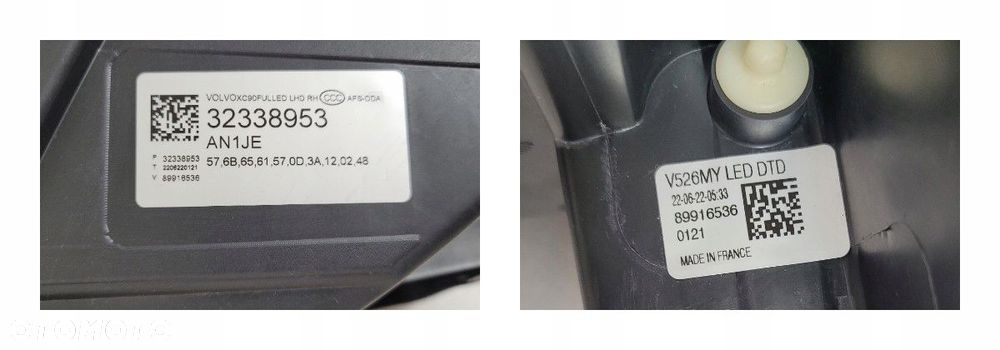 LAMPA PRAWA FULL LED ACTIVE HIGH BEAM VOLVO XC90 II LIFT 2019- - 15