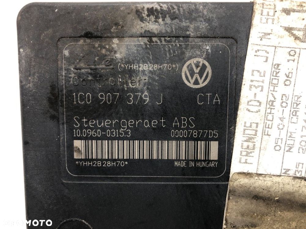 POMPA ABS  SEAT TOLEDO II (1M2) 1998 - 2006 1.6 74 kW [100 KM] benzyna 1998 - 2004 1C0907379J - 5