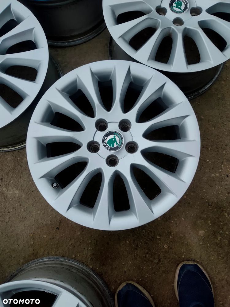 5x112 Felgi Aluminiowe Alufelgi Oryginalne 17 Koła 3T0 SKODA OCTAVIA II III IV 2 3 4 SUPERB YETI KODIAQ KAROQ Legnica ALU-RAD VW SEAT AUDI - 5