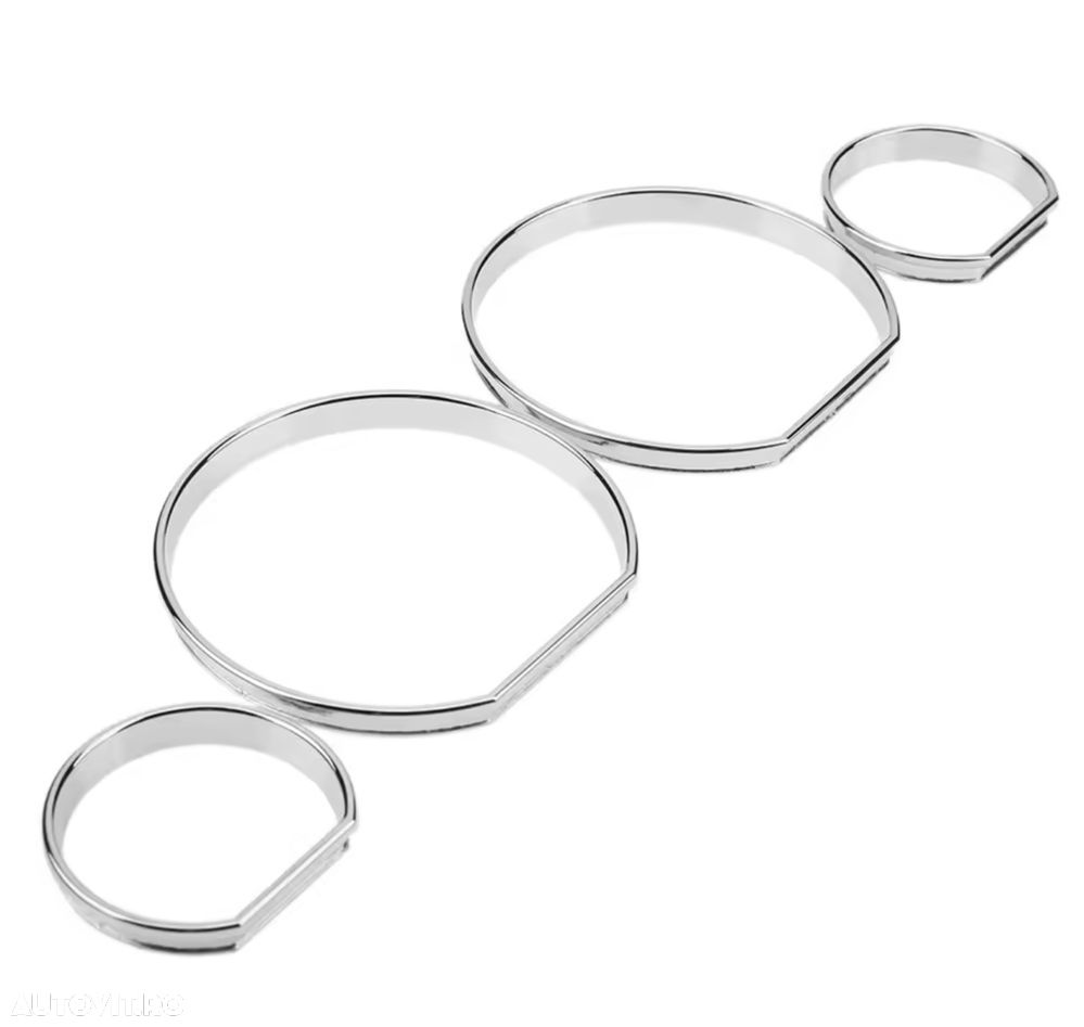 Inele Ornamente Ceasuri Crom Rama Bord Bmw Seria 3 E46 1998- - 2