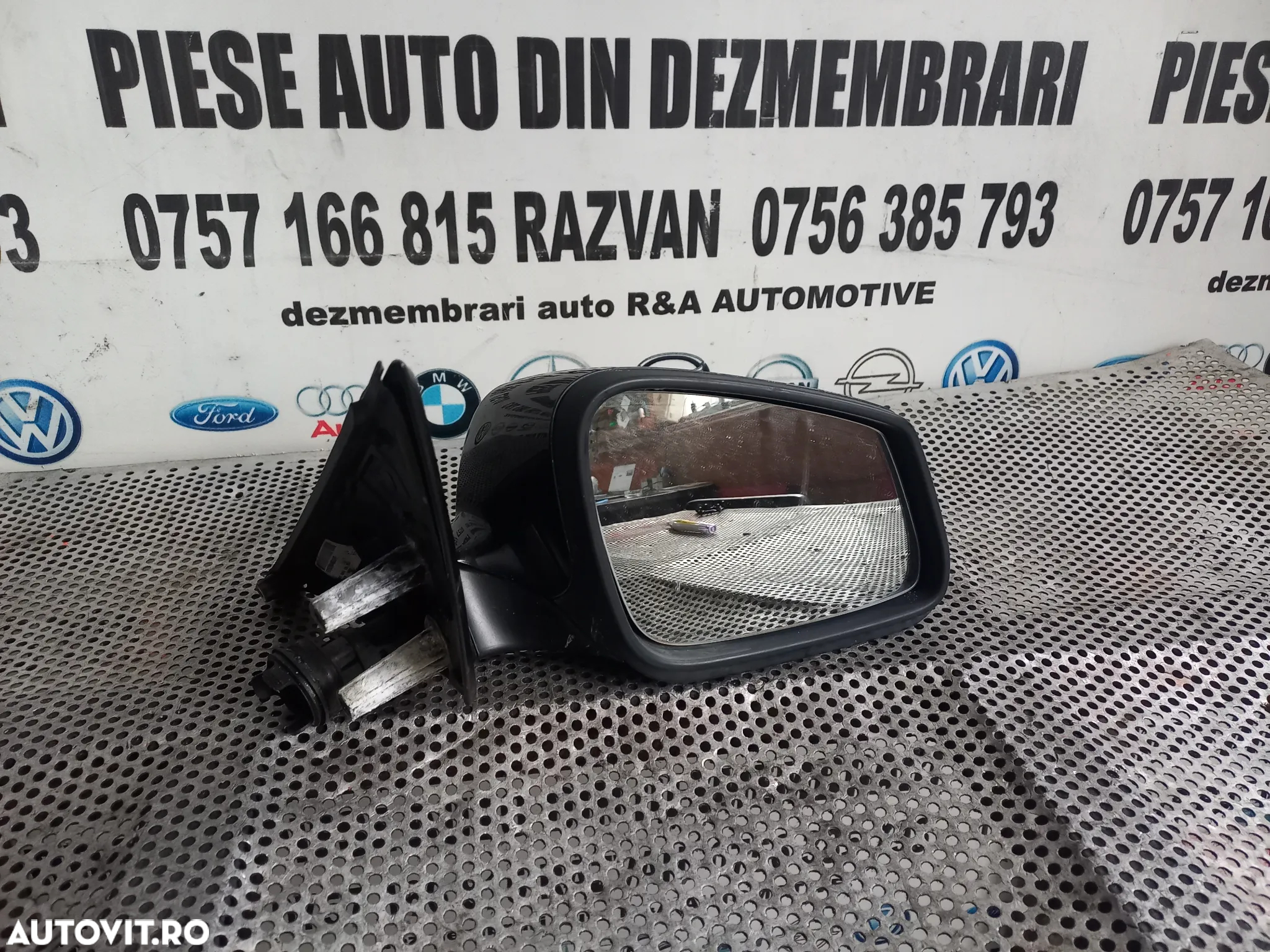 Oglinda Dreapta Bmw Seria 7 F01 F02 NFL Electrica Heliomata Pliabila Electric Volan Dr - 2