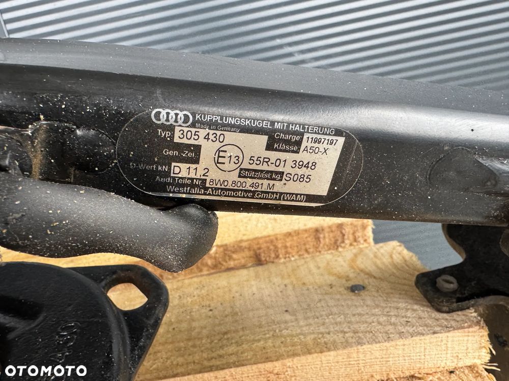 HAK HOLOWNICZY ELEKTRYCZNY AUDI A4 B9 8W0800491M - 10