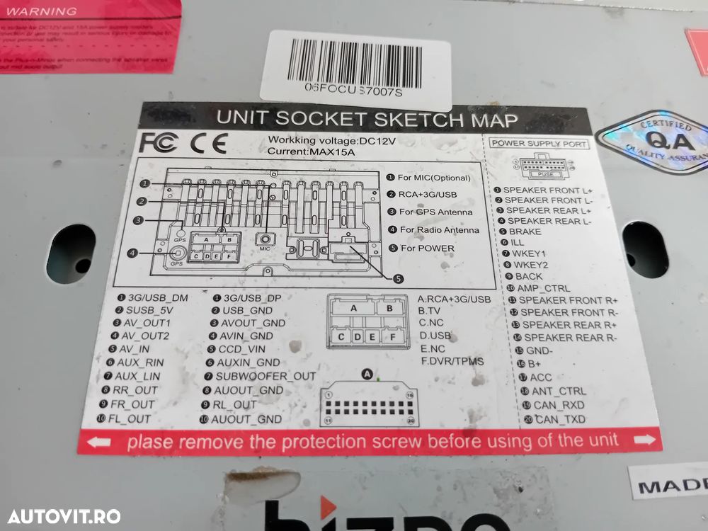 Radio Cd DVD Navigatie Ford Kuga 1 I An 2008-2013 - 6