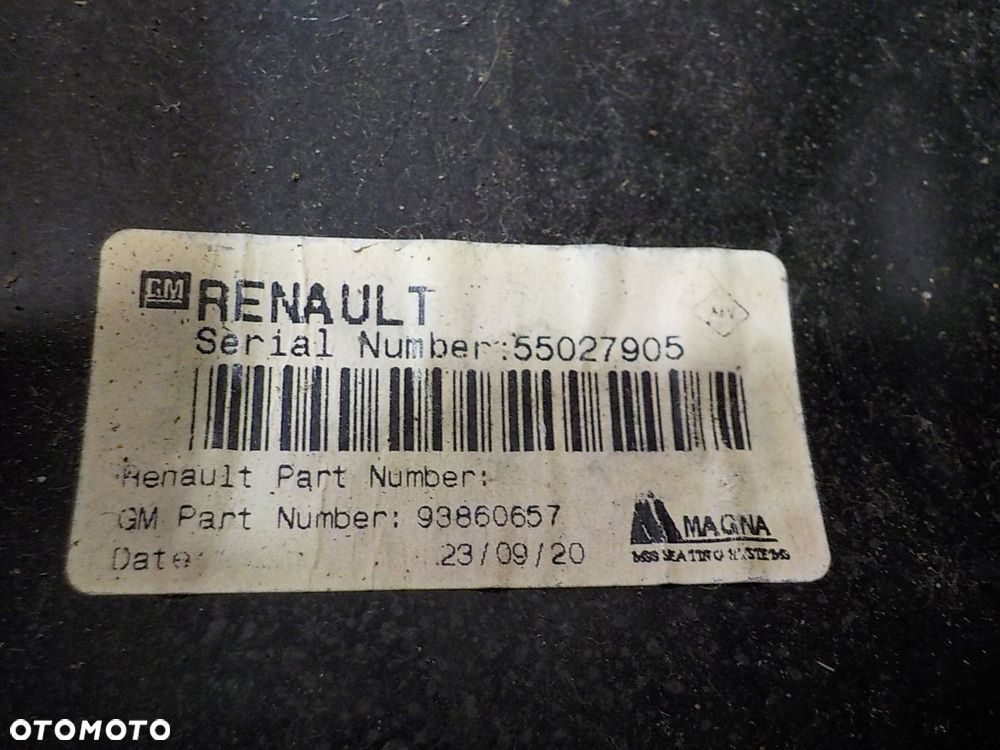 RENAULT TRAFIC II VIVARO FOTEL PASAŻERA PRAWY PRZÓD PRZEDNI KAMPER BUS - 3