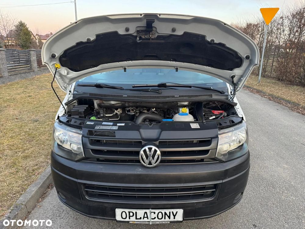 Volkswagen TRANSPORTER T5 L2H1 LIFT DŁUGI Klima Navi Dubel Kabina 6os Brygadówka Hak - 10