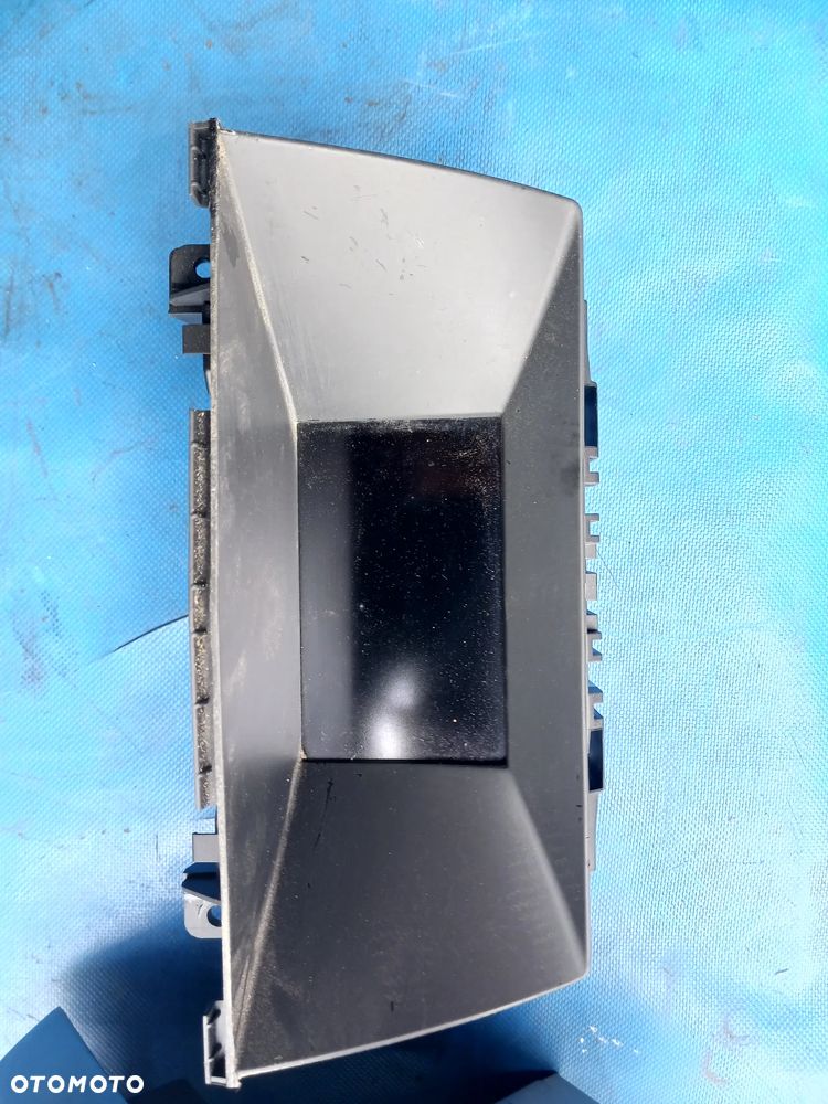 Opel Astra H 3 Konsola środkowa KOMPLETNA kratki nawiewu ramka radia panel klimatyzacji radio Blaupunkt 13154304 CD30 wyświetlacz ekran 13208089 - 3