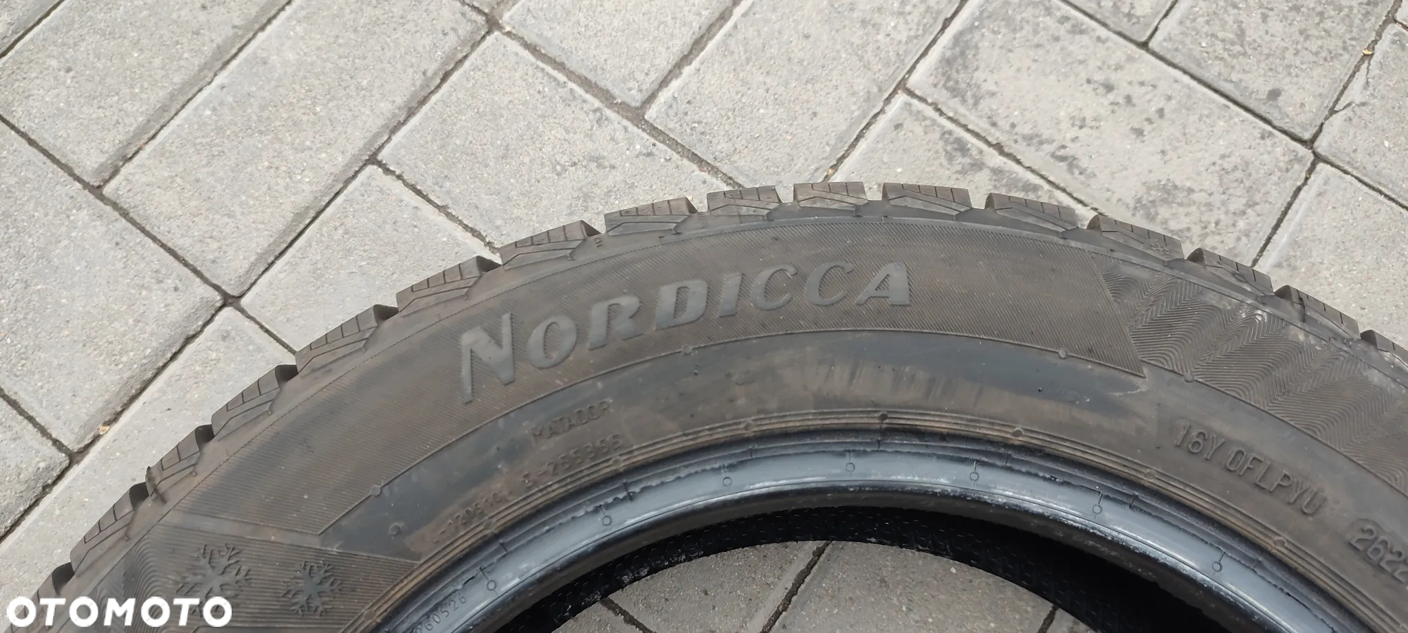 OPONY ZIMOWE 185/60R15 MATADOR NORDICCA (2622) ZIMA KOMPLET - 3