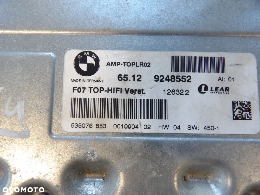 BMW - F02 - WZMACNIACZ AUDIO - 9248552 - 2