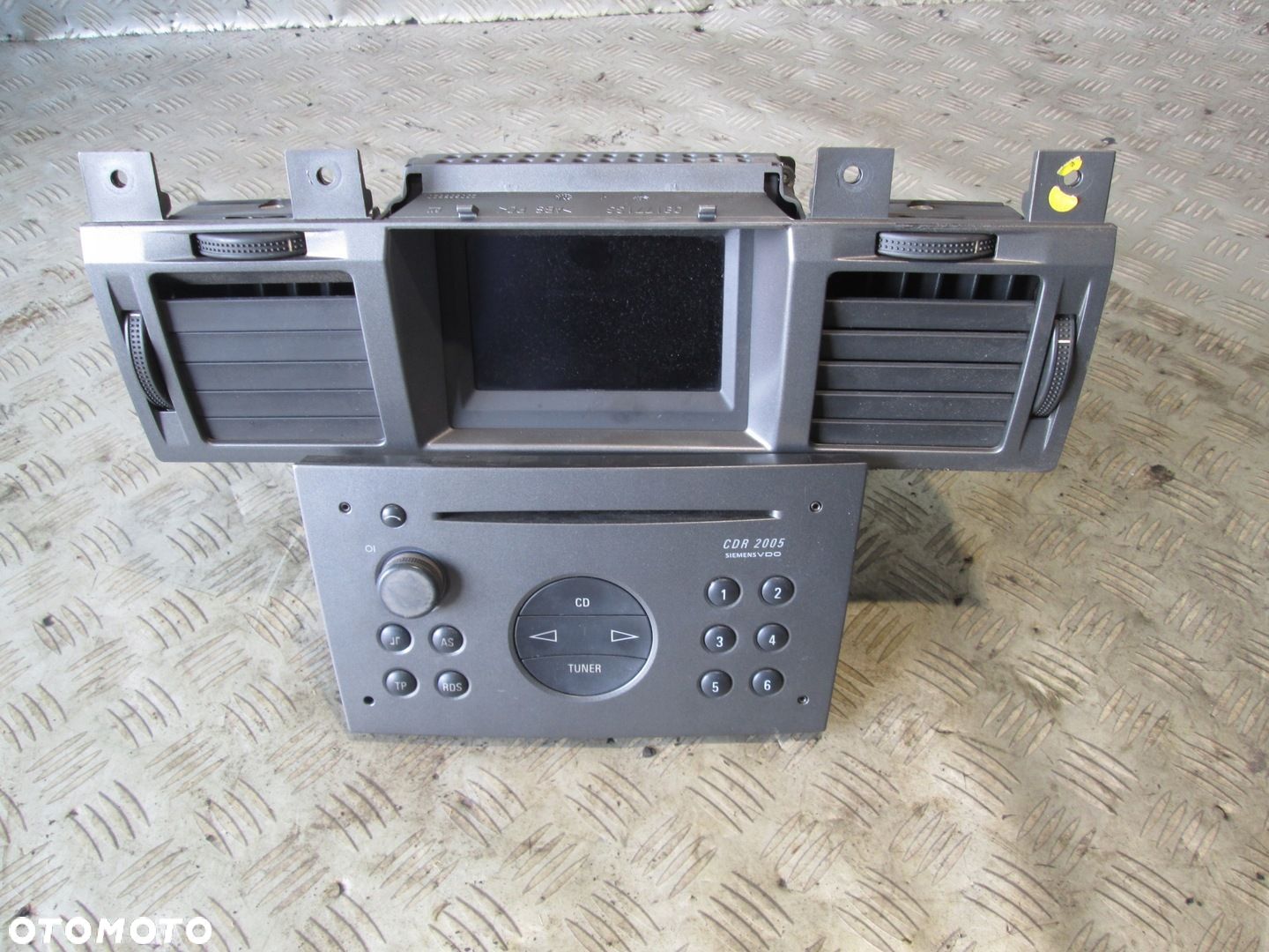 RADIO CDR 2005 13138246  WYŚWIETLACZ 13190970 OPEL VECTRA C SIGNUM - 1