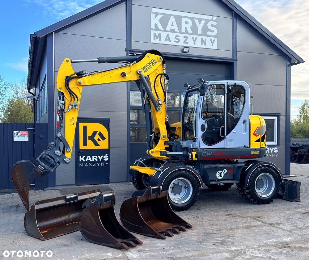 Wacker Neuson EW100 2018 4800 mth KOPARKA KOŁOWA EW 100 - 1