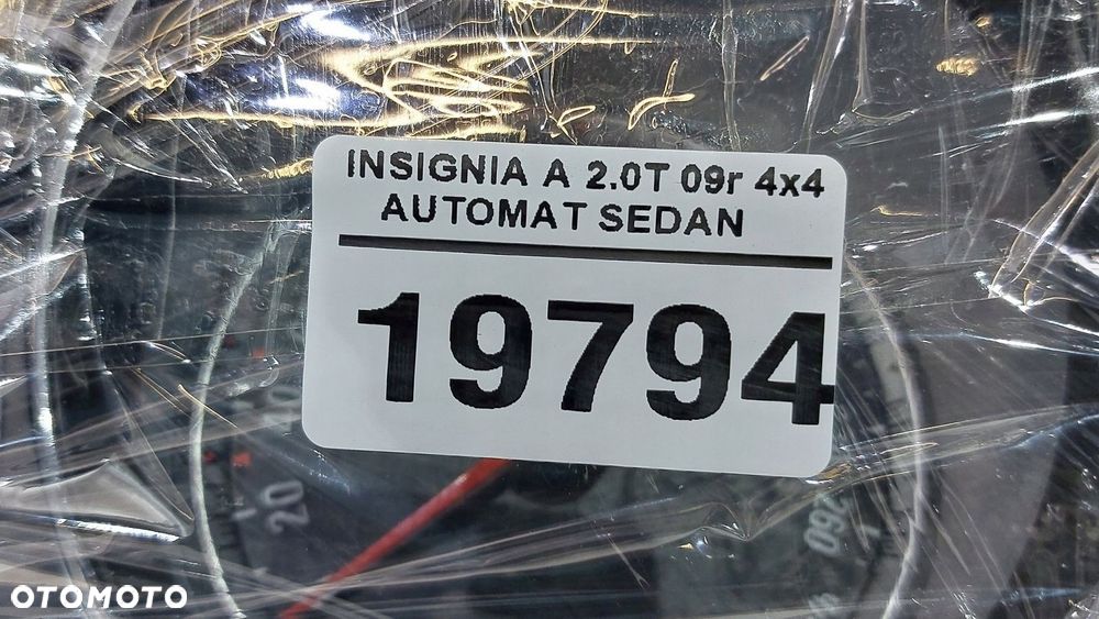licznik zegar insignia a 2.0 t 09r automat eur 12844144 en - 7