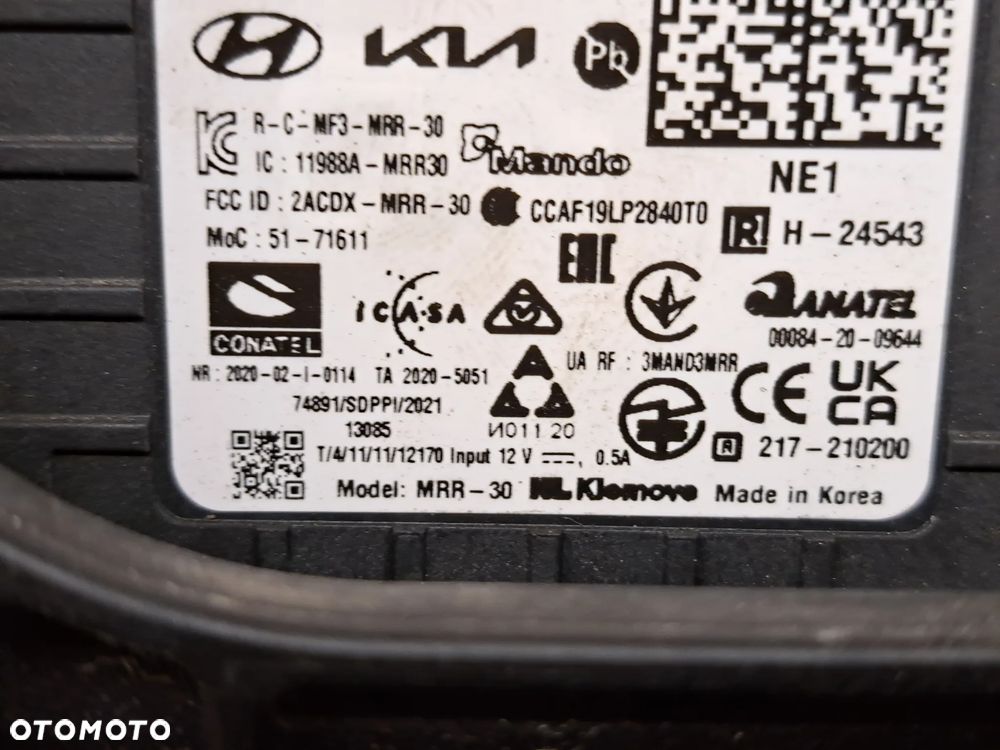 Distronic radar Przód Hyundai Ioniq 5 99110GI000 Element plastikowy - 4