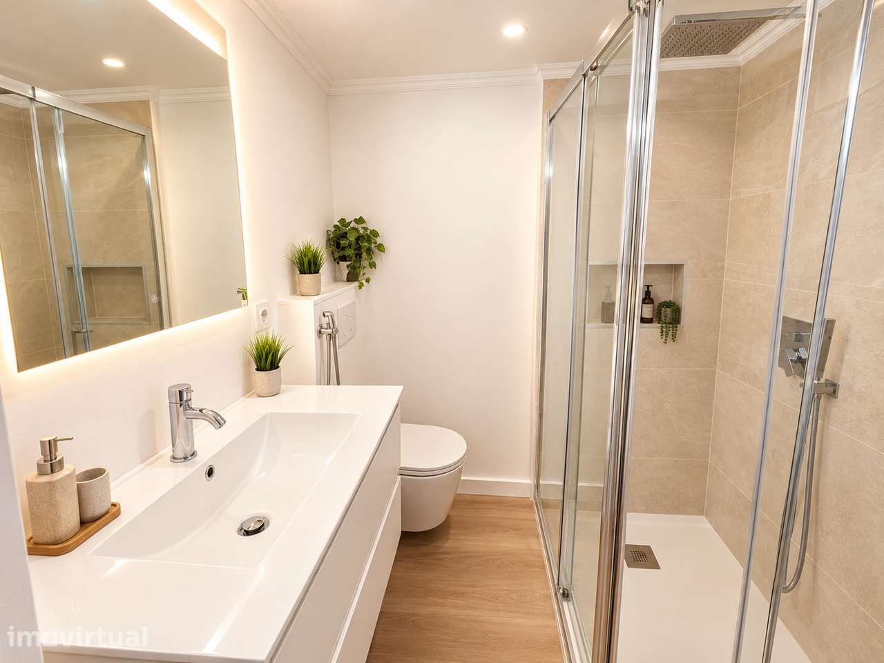 T1 remodelado | 2 WC | Entrada directa | 2 min do Metro de Santos - Grande imagem: 5/9