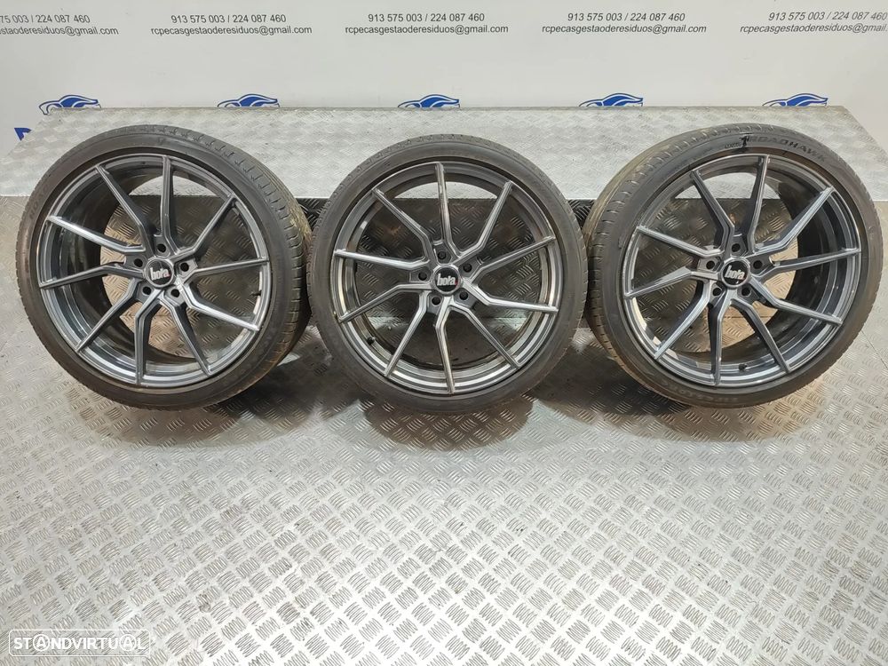 Conjunto 3 Jantes 19 Originais Bola Wheels B25 Gloss Gunmetal 8,5J ET25 5x112 - 9