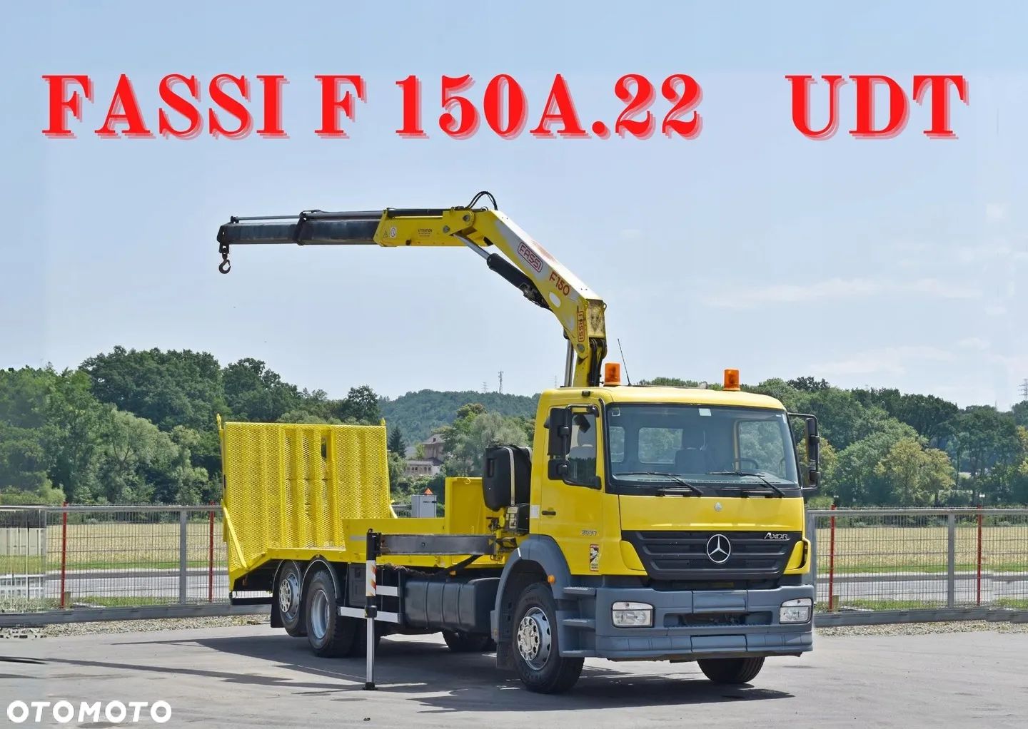 Mercedes-Benz AXOR 2533 * LAWETA 7,50 m + FASSI F150A.22 * STAN BDB - 1