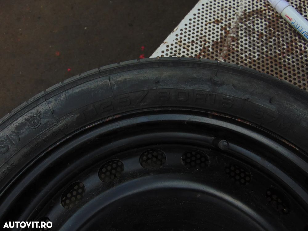 Roata rezerva Ford Mondeo Slim MK5 R16 roata rezerva slim mondeo mk5 - 4