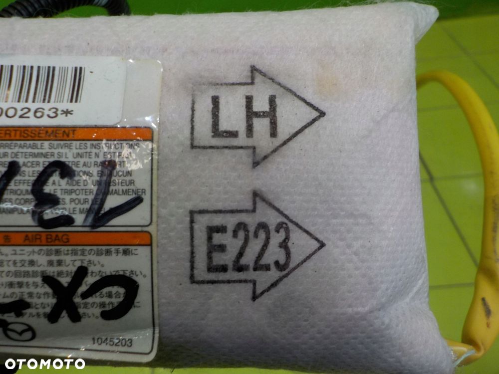 MAZDA CX7 2.3 T 08r AIRBAG poduszka fotela lewa przod - 12