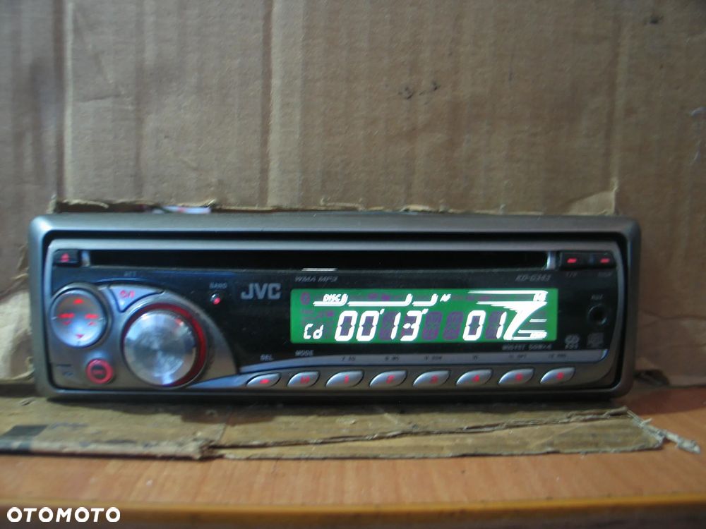 radio radioodtwarzacz CD Mp3 4x50w JVC KD-G343 - 10