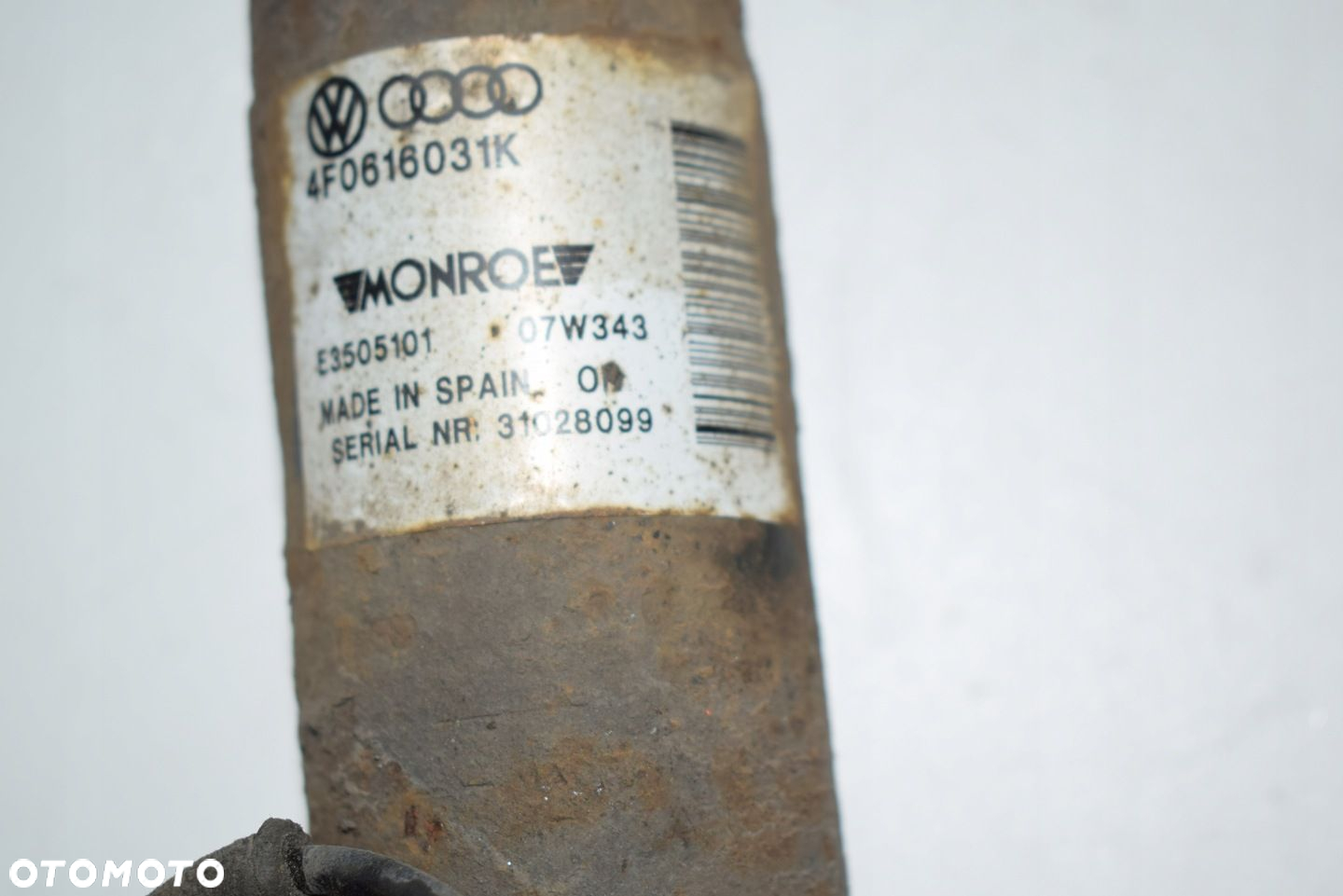 AUDI A6 C6 AMORTYZATOR TYLNY TYŁ LEWY 4F0616031K - 6