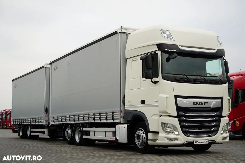 DAF XF 480 / COMBINAȚIE TANDEM / SSC / PUNTE RIDICATĂ / REMORCA WECON / SAF / - 5