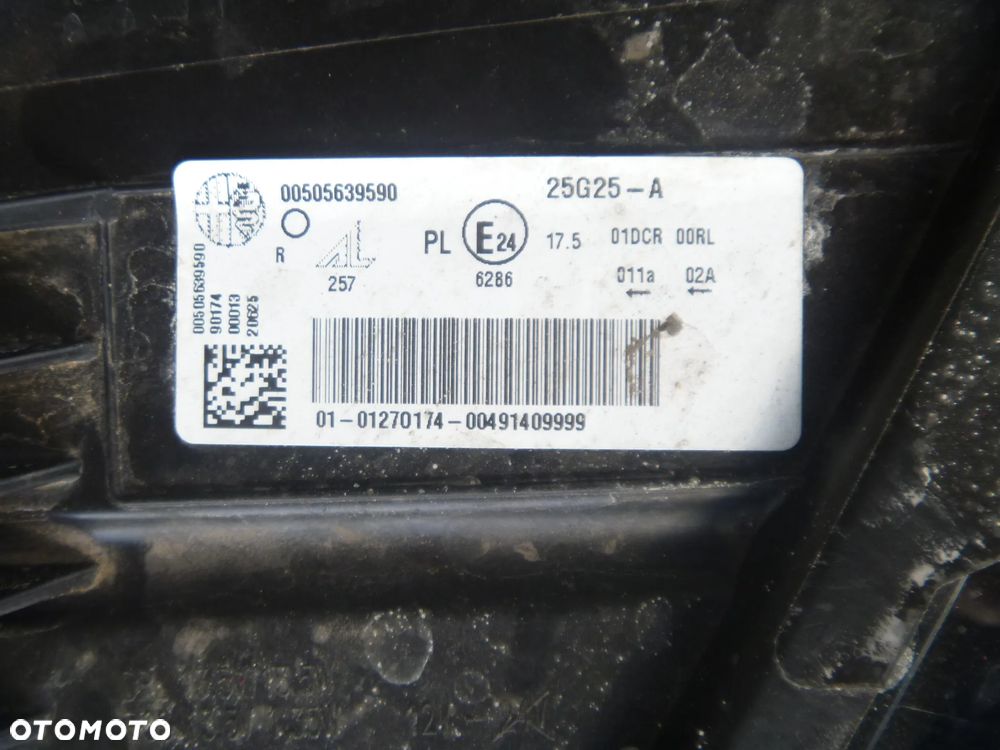 ALFA ROMEO STELVIO LAMPA BI XENON LED PRAWA KOMPLETNA ORYGINAŁ IDEALNA 505639590 - 7