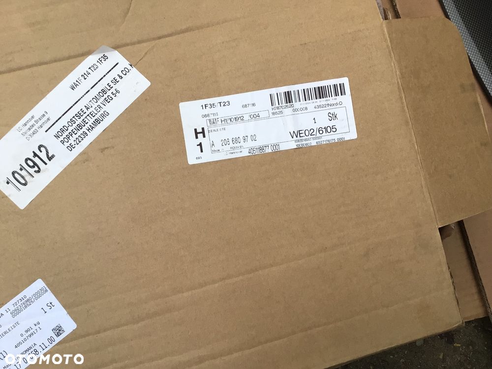 Tapicerka konsola Dekor Mercedes C-klasa 206 Carbon - 7