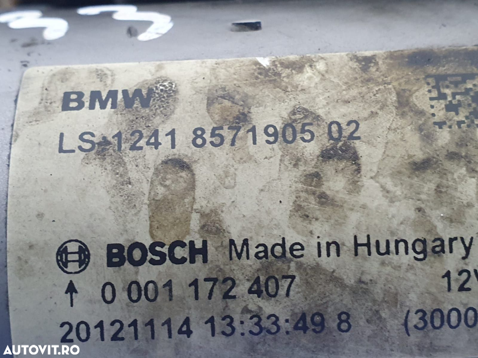 Electromotor 8571905 2.0d N47D20C BMW Seria 3 F31 [2011 - 2016] 2.0d - 3