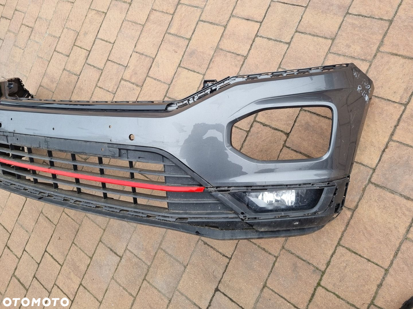 vw troc t-roc t roc R line rline zderzak przód oryginał - 3