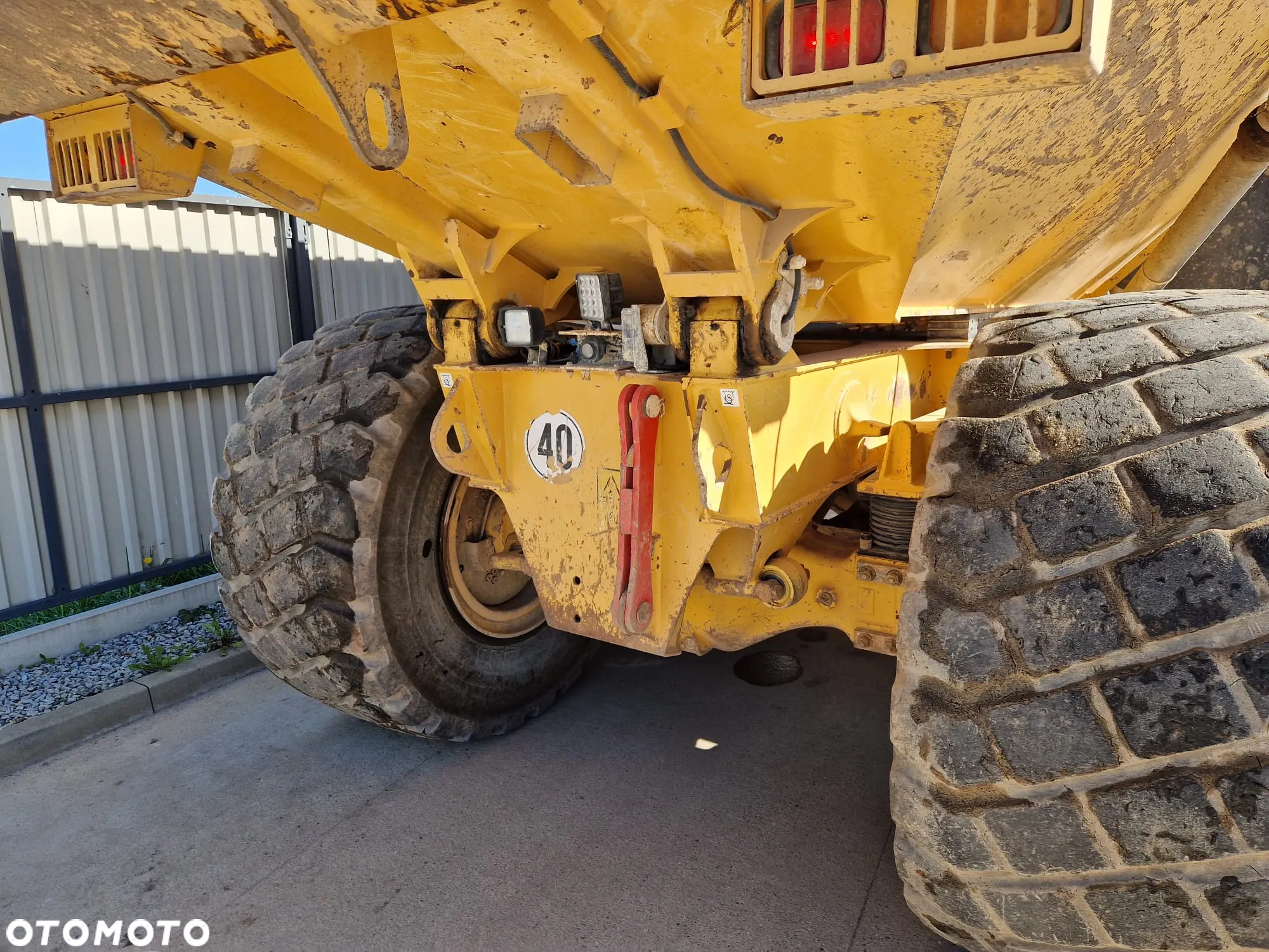 Volvo A30F * szerokie opony * burta tył * - 28