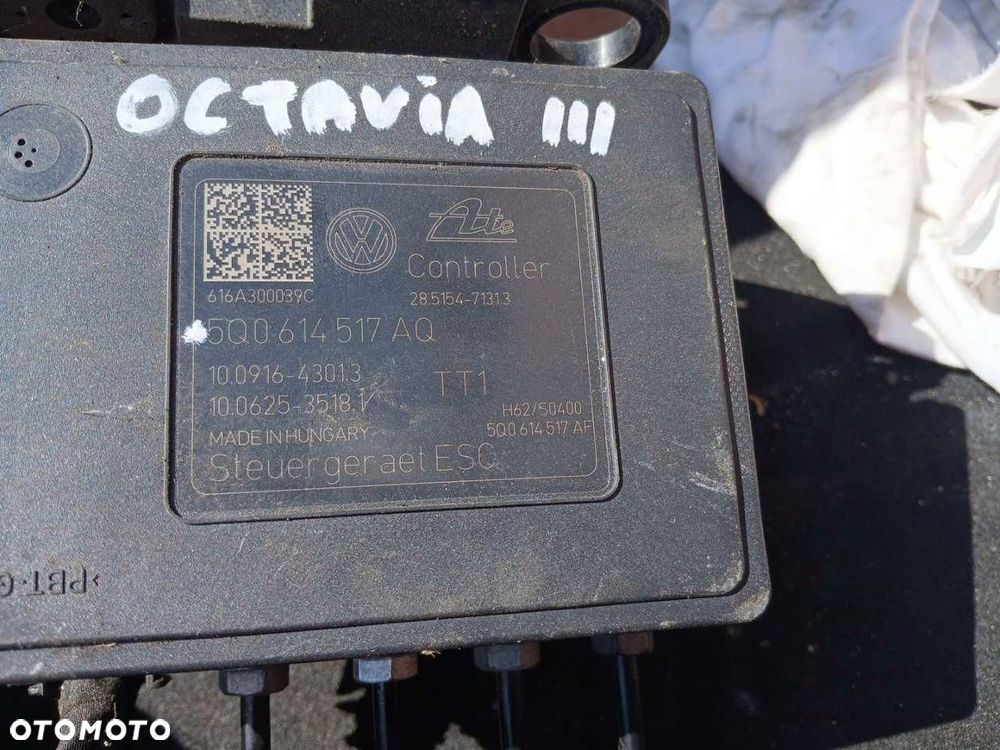 POMPA STEROWNIK ABS SKODA OCTAVIA III 5Q0614517AQ - 3
