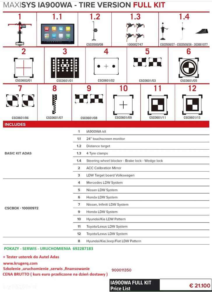 RS910 PRO TS Autoxscan tester usterek i kodowanie TPMS - 22