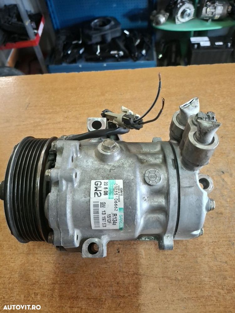 Compresor aer condiționat Opel Meriva A Corsa C Combo Agila A 1.3 Cdti - 6