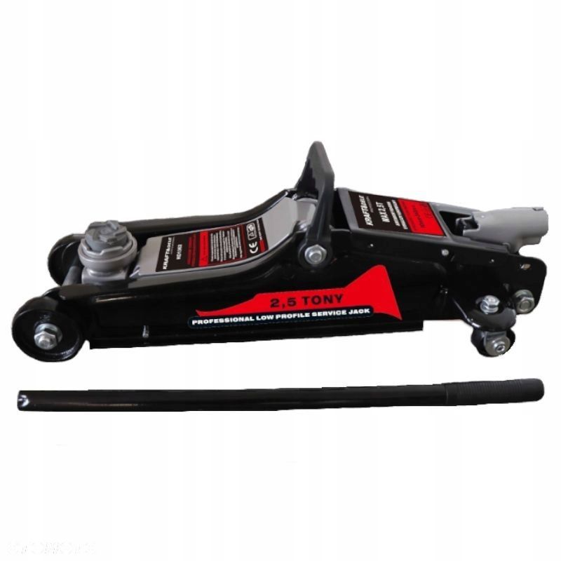 PODNOŚNIK SAMOCHODOWY LEWAREK ŻABA 2,5T NISKI GUMA - 6