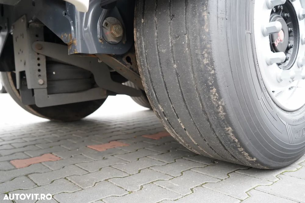 Wielton / CORTINĂ STANDARD / REMORCA DIN OȚEL - 9 M / AXĂ CULISANTĂ / SAF / ACOPERIȘ CULISANT / - 21