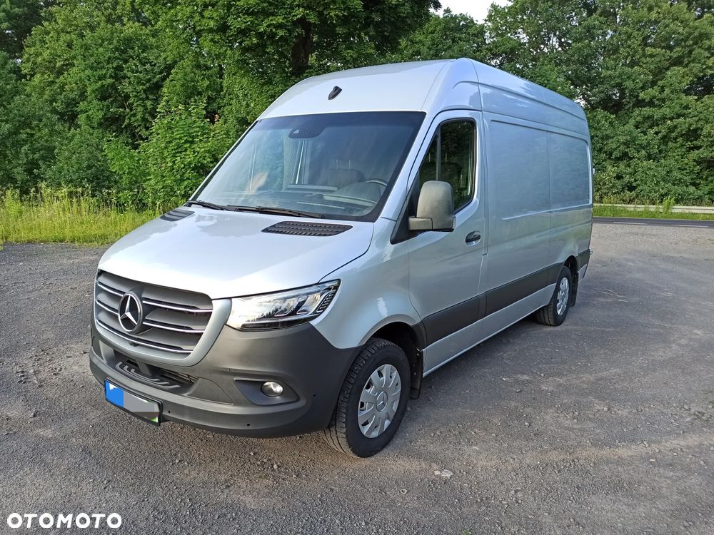 Mercedes-Benz SPRINTER 316CDI 2020R L2H2 AUTOMAT KAMERA 360° KLIMATRONIC TEMPOMAT LEDY KEYLESS GO HAK WEBASTO ŁADNY ZADBANY - 2