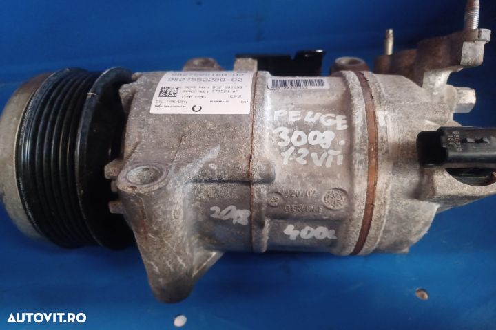 Compresor AC 9827529180  9827552280 Peugeot 3008 2 [2016 - 2020] - 3