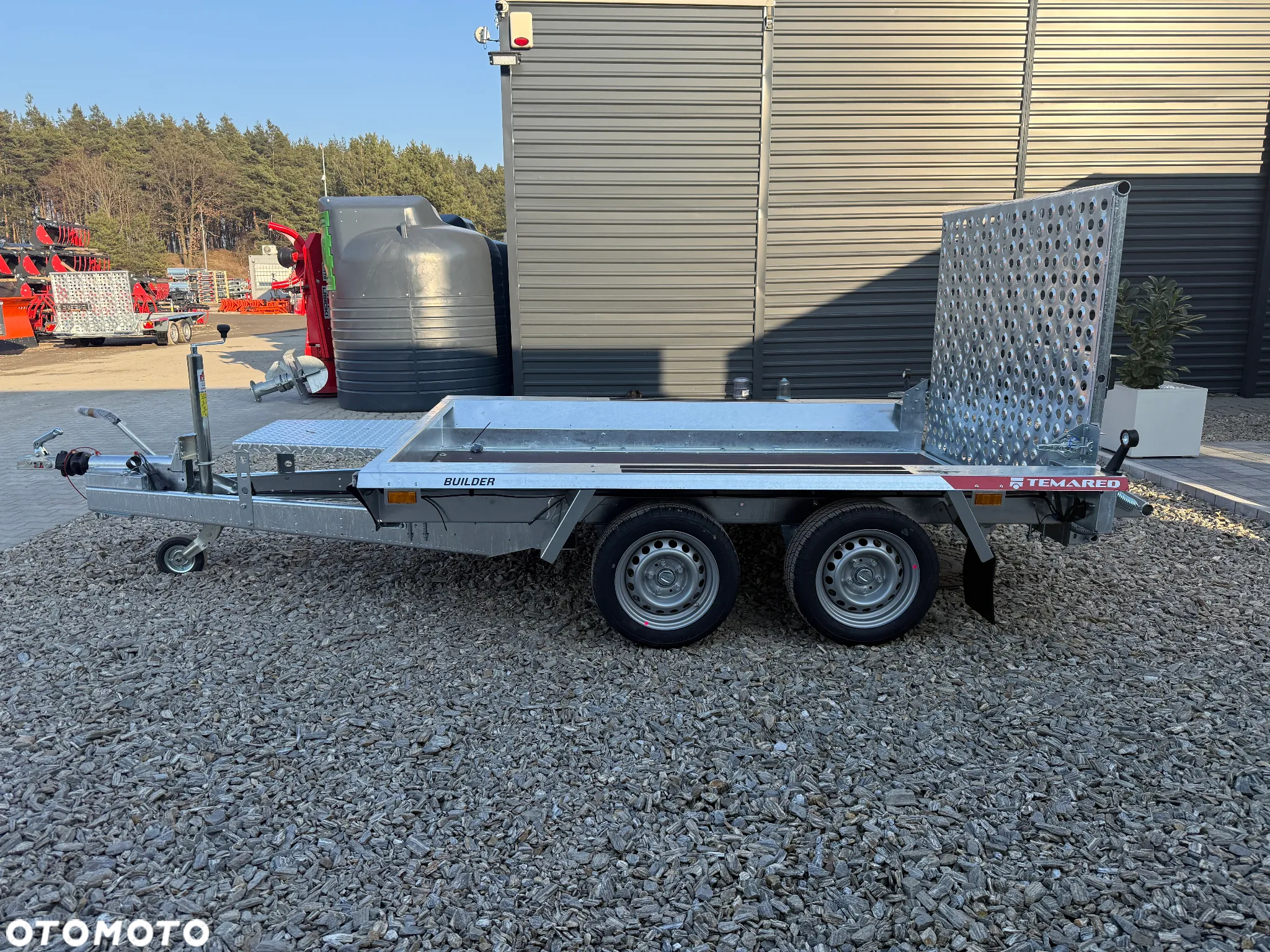 Przyczepa Laweta pod mini-koparkę Temared Builder 2615- 2,6x1,5m - 2